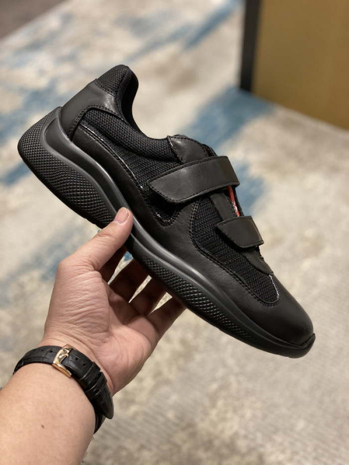 PRAD BLACK CUP BIKE FABRIC SNEAKERS