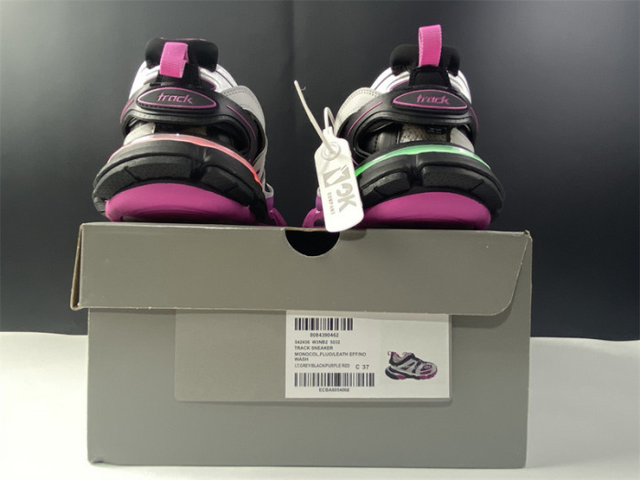 bl track led trainers sneaker black pink 062309