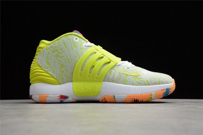 nike kd 14 white lime green - cz0170-101