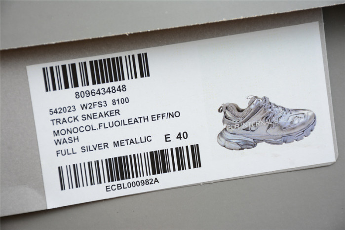 bl tess s. gomma trek low sneakers silver 042103