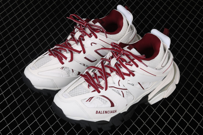 bl tess s. gomma trek low sneakers white black red 121206