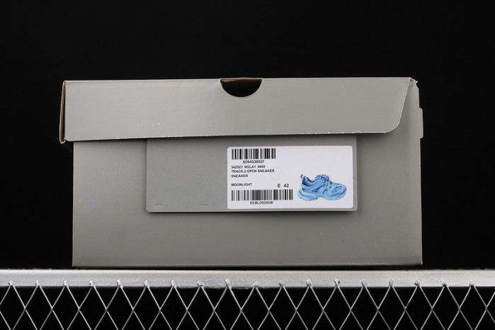 bl track led trainers sneaker blue 10602