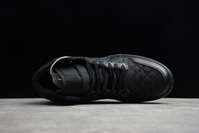 air jordan 1 mid black quilted db6078-001
