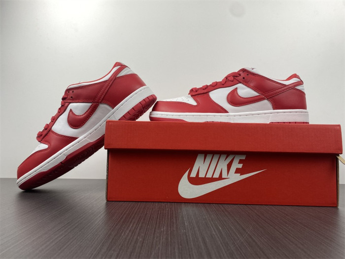 nike dunk low sp “university red” cu1727-100