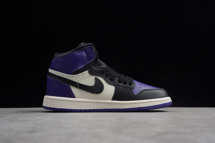 air jordan 1 kids high court purple 555088-501