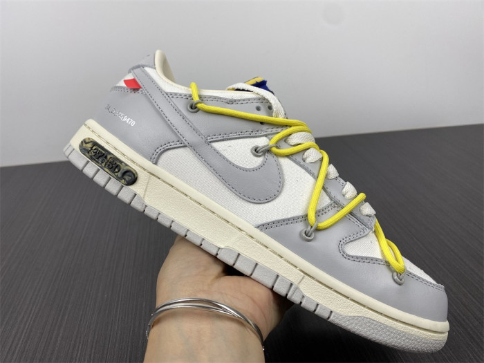 nike dunk low off-white lot 27 dm1602-120