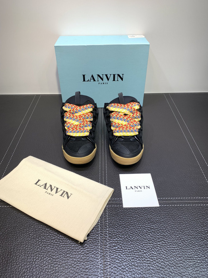 lanvin curb sneaker