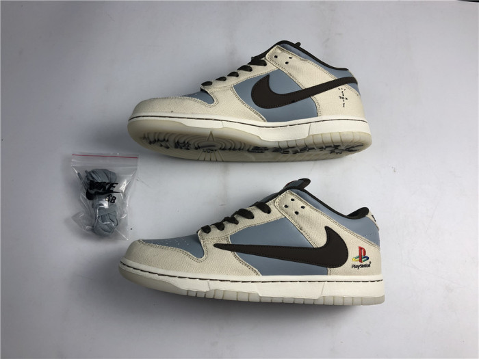 travis scott x playstation x nk sb dunk low cu1726-800