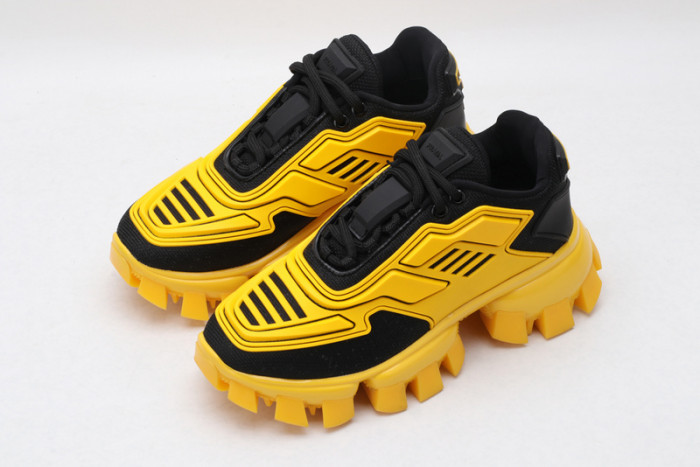 PRAD YELLOW BLACK SNEAKERS