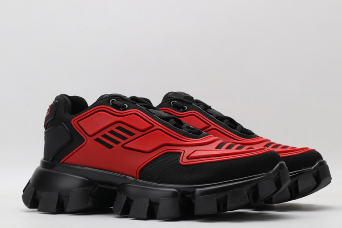 PRAD BLACK RED SNEAKERS