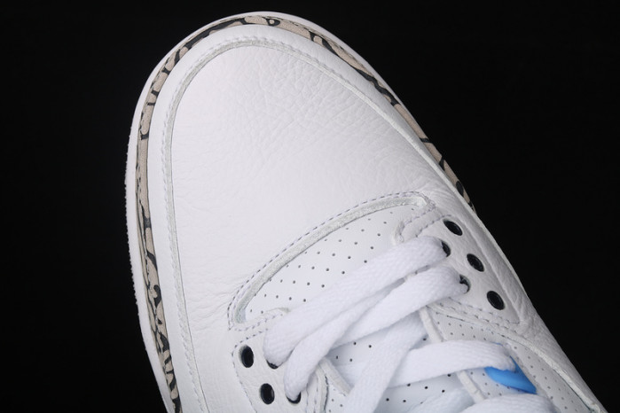 air jordan 3 retro “unc” white ct8532-104