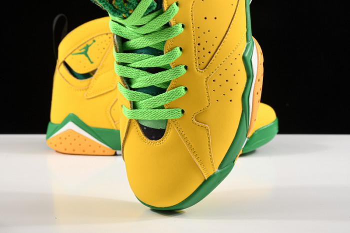 patta x air jordan 7 "oregon ducks" at3375-300