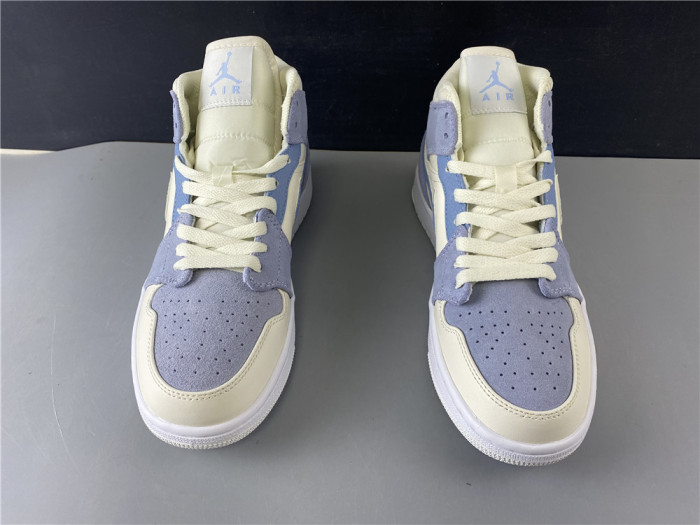 jordan 1 mid mix materials blue tan da4666-100