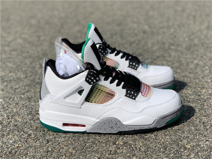 jordan 4 retro lucid green rasta (w) - aq9129-100