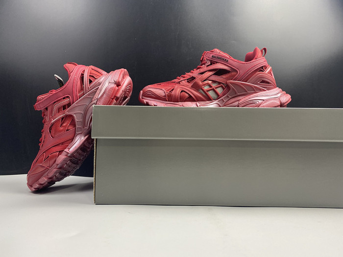 bl track trainers sneaker red 12813