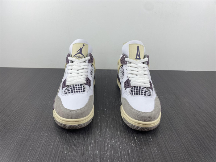 a ma maniere x air jordan 4 white grey purple 2022 dh6927-068