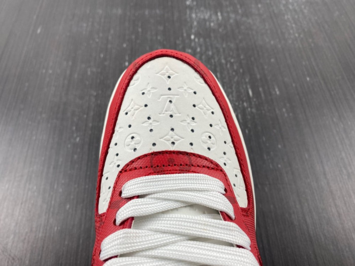 l**isV*t*n x nike air force lv white red