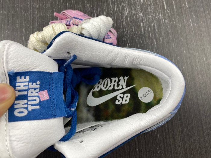 born x raised x nike sb dunk low fn7819-400