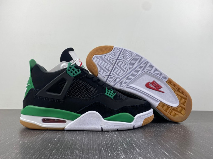 nike sb x air jordan 4 black green 2023 dr5415-030