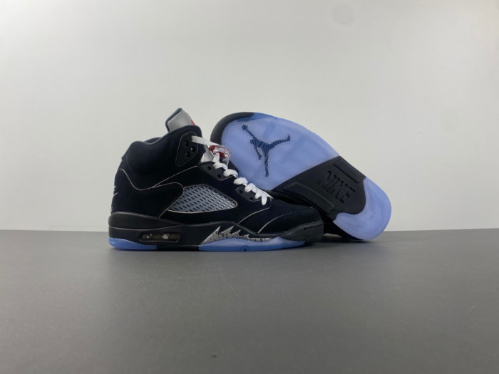 OFF WHITE AIR JORDAN 5 BLACK METALLIC REIMAGINED - HF3975-00