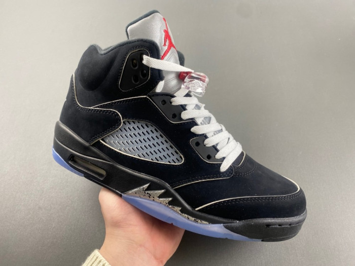 OFF WHITE AIR JORDAN 5 BLACK METALLIC REIMAGINED - HF3975-00