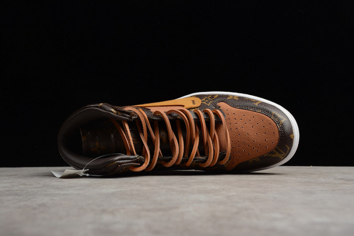 lovt x off-white x air jordan 1 customs mens - aq0818-202