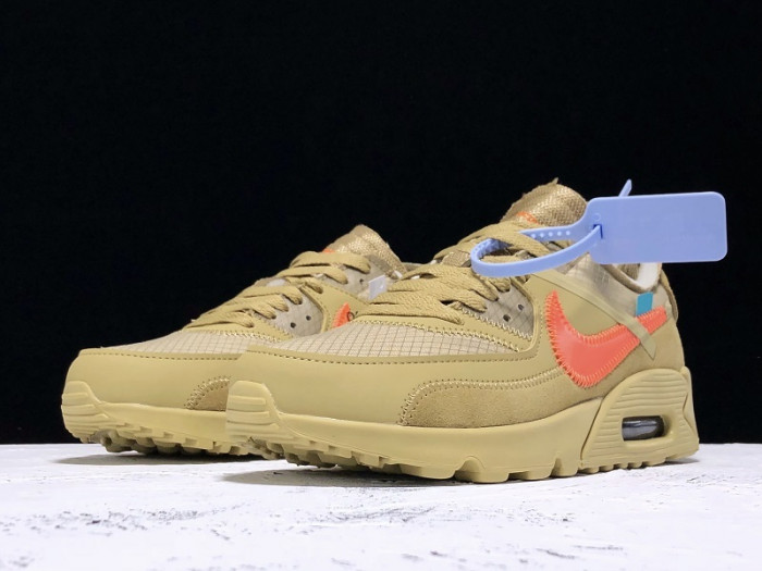 off-white nike air max 90 desert ore - aa7293-200