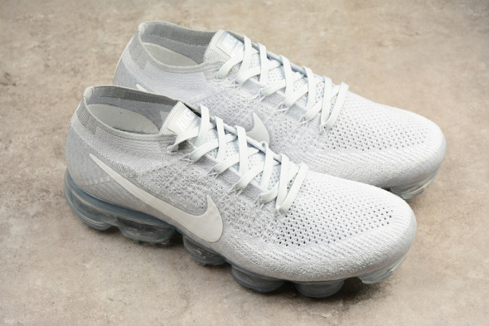 nike air vapormax flyknit "pure platinum" 849558-004