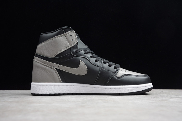 air jordan 1 retro high og shadow black grey 555088-013