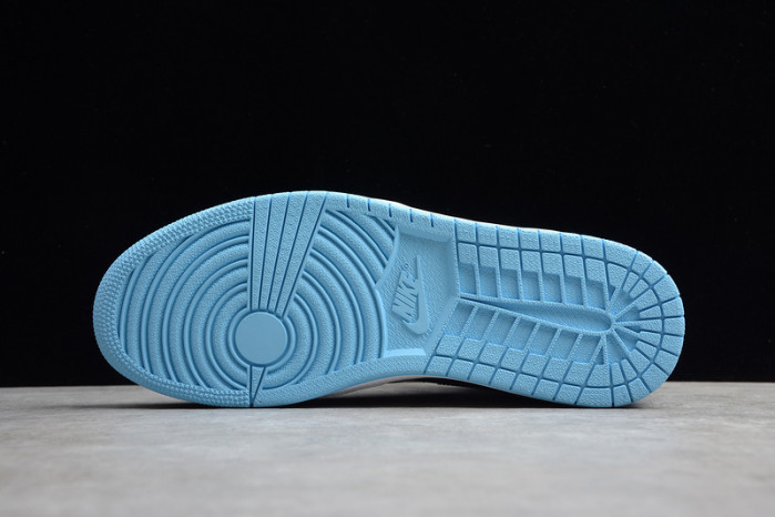 air jordan 1 unc blue chill patent leather cd0461-401