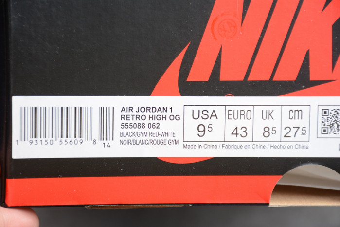 jordan 1 retro high bloodline - 555088-062