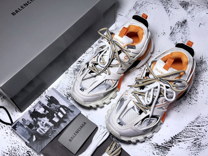 bl tess s. gomma trek low sneakers white orange h903p029
