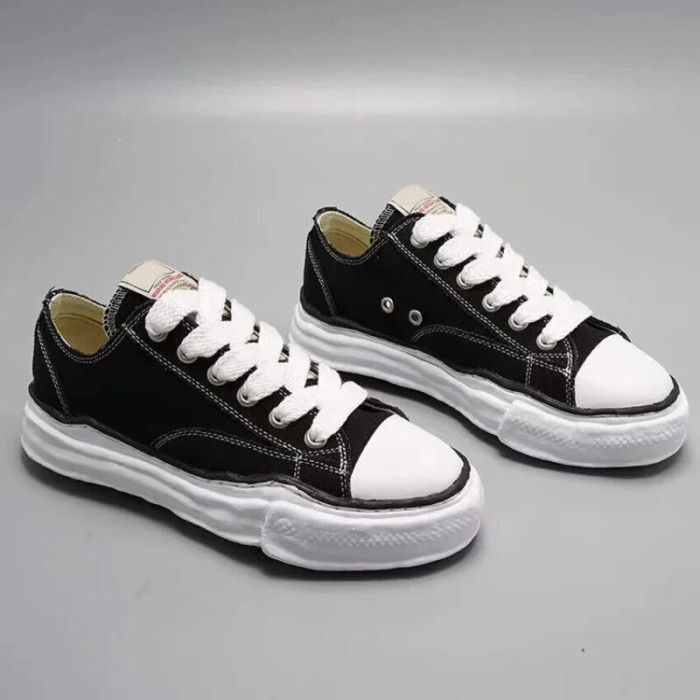 Ma*s*n mihara yasuhiro peterson og sole canvas low a01fw702-blk
