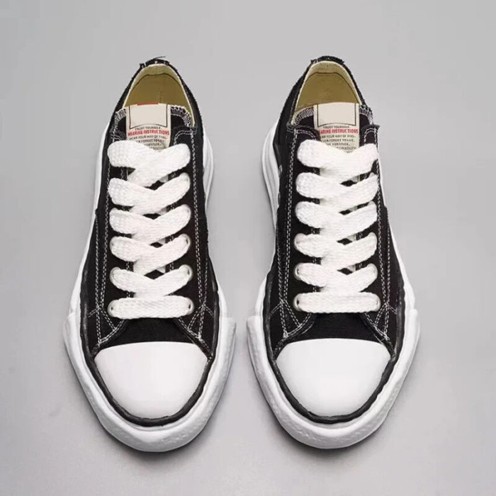 Ma*s*n mihara yasuhiro peterson og sole canvas low a01fw702-blk