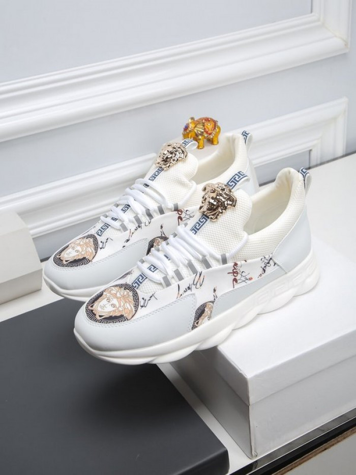 vse chain reaction white sneaker
