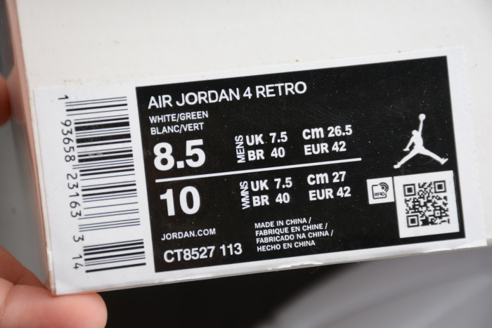 air jordan 4 “pine green” ct8527-113
