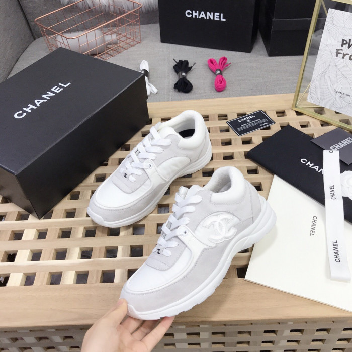 cn cc logo sneaker white (reflective)