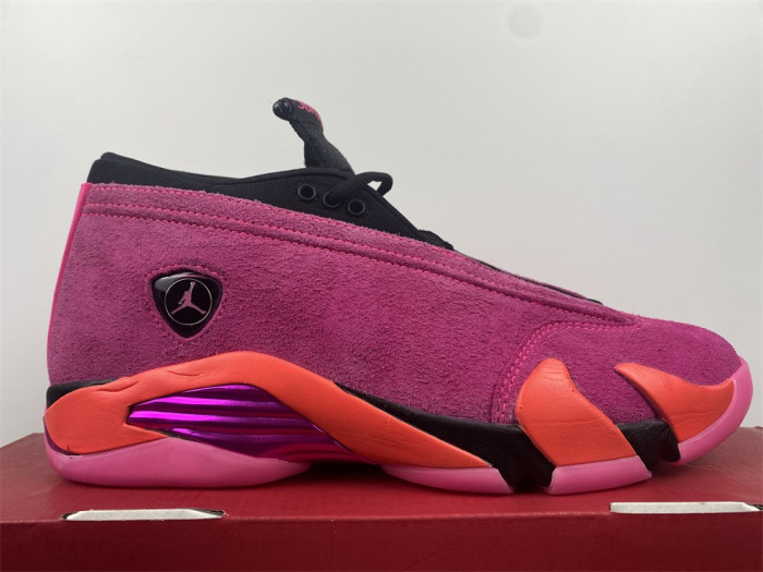 jordan 14 retro low shocking pink (w) dh4121-600