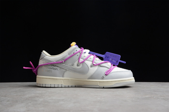 nike dunk low off-white lot 28 of 50 dm1602-111
