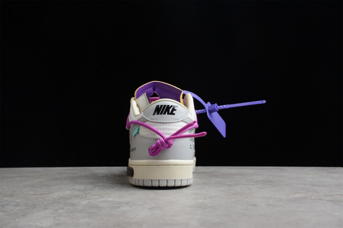 nike dunk low off-white lot 28 of 50 dm1602-111