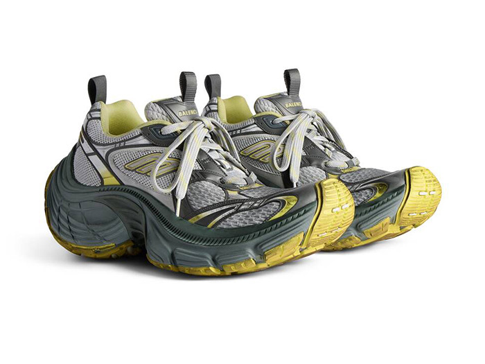 Ba*len*cia*ga track 10xl trainers sneaker grey yellow 792779w2mv21097